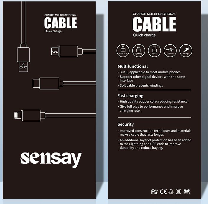 3-in-1 Charging Cables